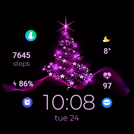 TVV Christmas 2 Watch Face screenshot