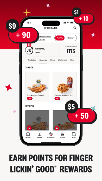 KFC US - Ordering App screenshot