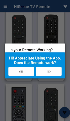 HiSense Smart TV Remote screenshot