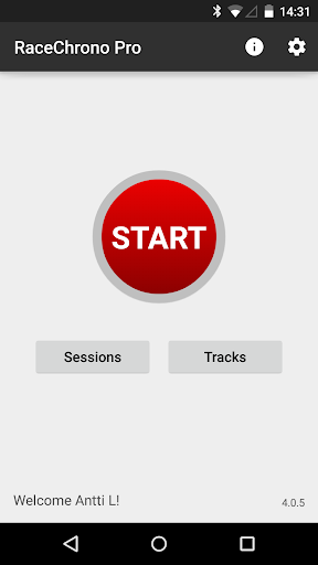 RaceChrono Pro screenshot