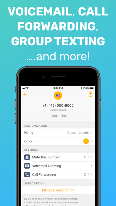 FreeTone Calls & Texting screenshot