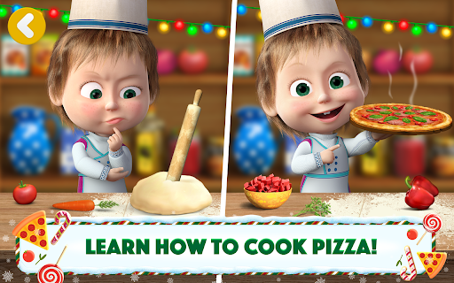 Masha and the Bear Pizza Maker screenshot