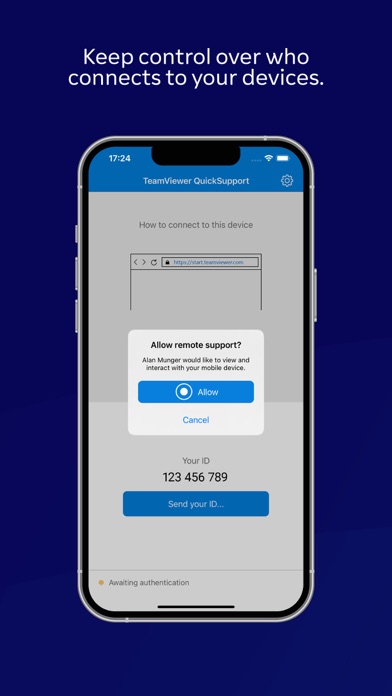 TeamViewer QuickSupport screenshot