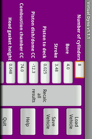 Virtual Dyno PRO screenshot