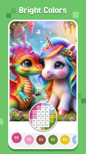 Pixel Coloring-Color by number screenshot