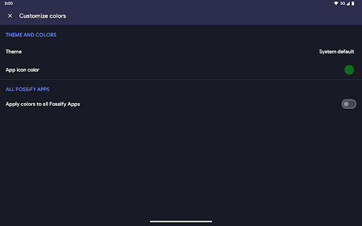 Fossify Thank You screenshot