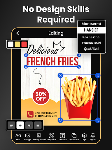 Flyers, Poster Maker, Design screenshot