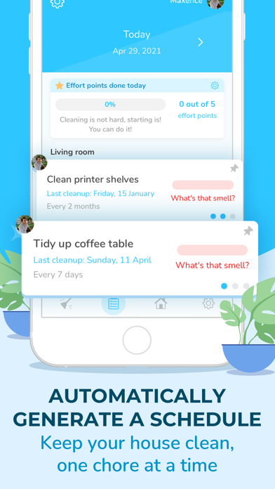 Sweepy: Home Cleaning Schedule screenshot