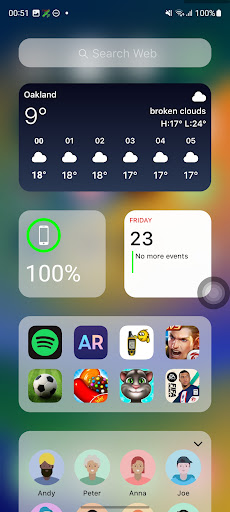 Launcher iOS 19 screenshot