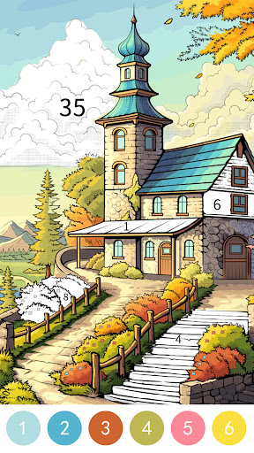 Vivid Color Paint By Number screenshot