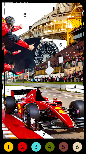 Alpha Color: Men coloring book screenshot