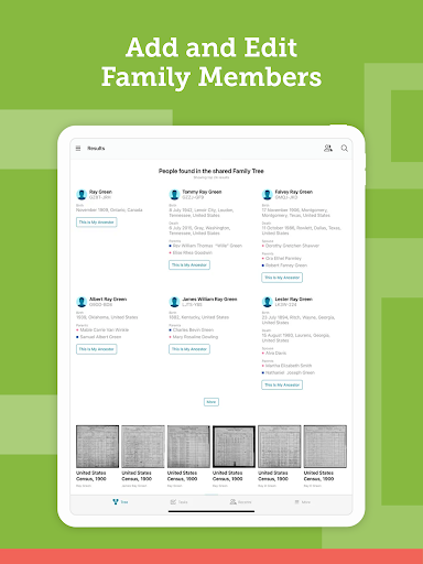 FamilySearch Tree screenshot
