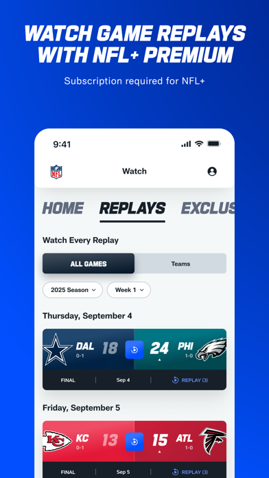 NFL screenshot