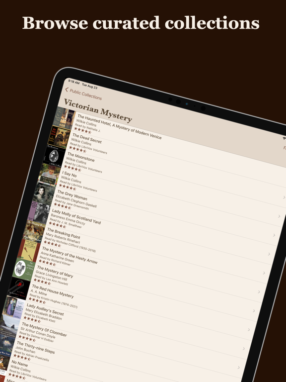 LibriVox Audio Books screenshot