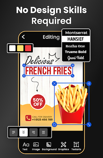 Flyers, Poster Maker, Design screenshot