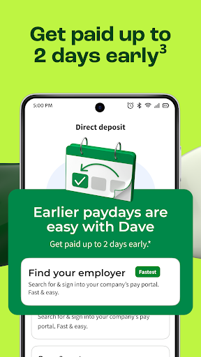 Dave - Fast Cash & Banking screenshot