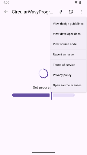 Compose Material Catalog screenshot