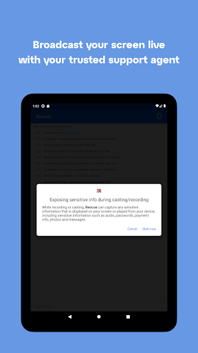 LogMeIn Rescue Customer screenshot