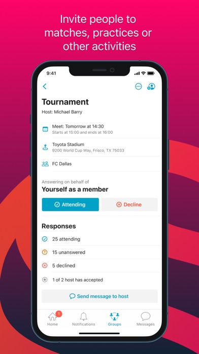 Spond - Sports Team Management screenshot