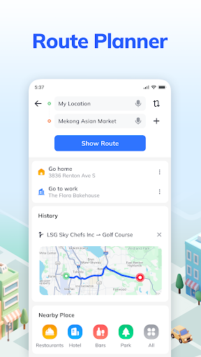 Voice GPS Navigation: GPS Map screenshot