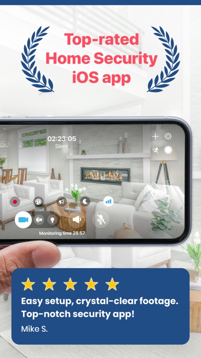 ZoomOn Home Security Camera screenshot
