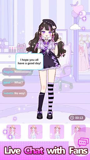 Live Star: YOYO Doll Dress Up screenshot