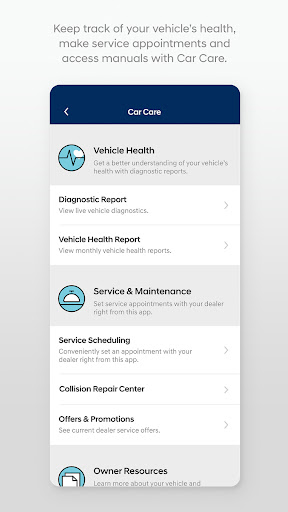 MyHyundai with Bluelink screenshot