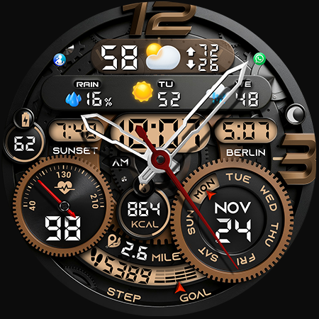 PER32 Ultra Hybrit Watch Face screenshot