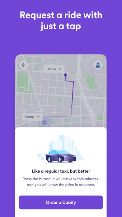Cabify screenshot