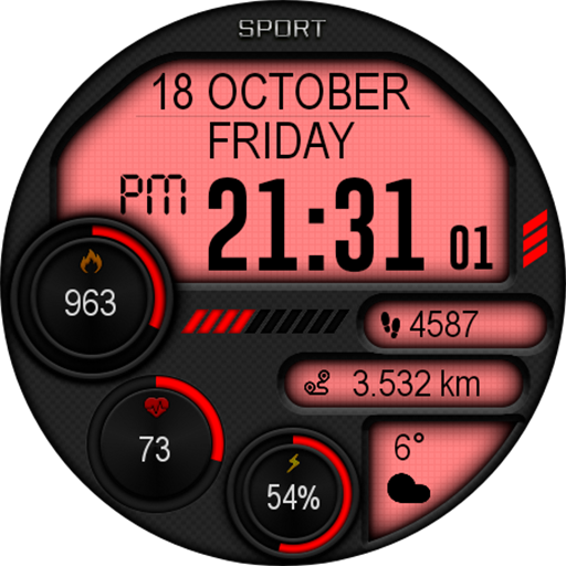 Digital Iwasa Watch Face screenshot