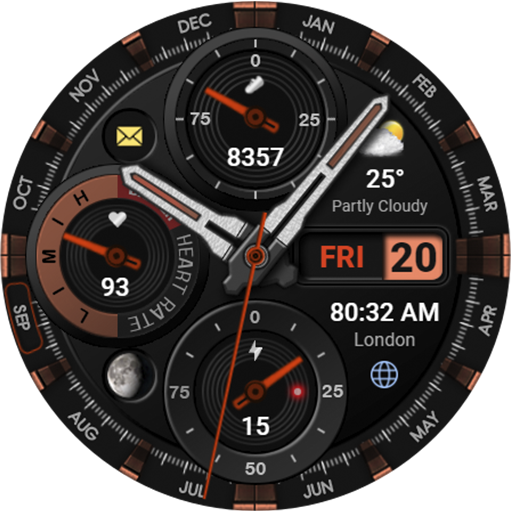 WFP 339 Ultra watch face screenshot
