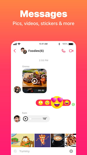 JusTalk - Video Chat & Calls screenshot