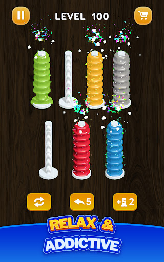 Nut Sort - Color Puzzle Games screenshot