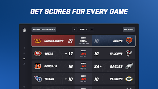 NFL screenshot