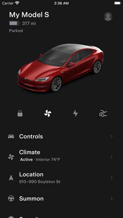 Tesla screenshot