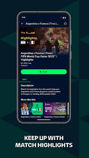 FIFA+ | Football streaming app screenshot