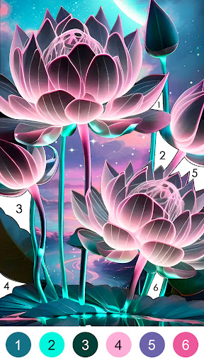 Fantasy Color-Paint By Number screenshot