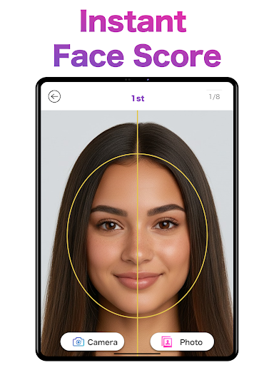 Face Shape & Color Analysis screenshot