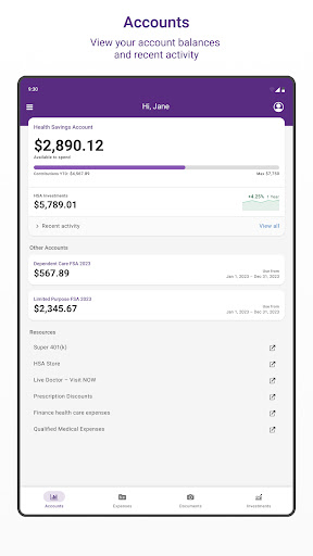 HealthEquity Mobile screenshot