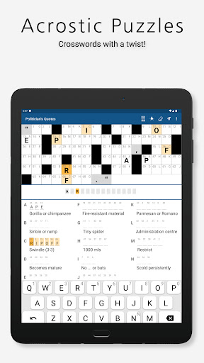 Acrostic Crossword Puzzles screenshot