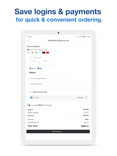 Bed Bath & Beyond screenshot