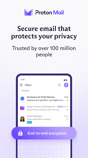 Proton Mail: Encrypted Email screenshot