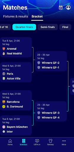 UEFA Champions League Official screenshot