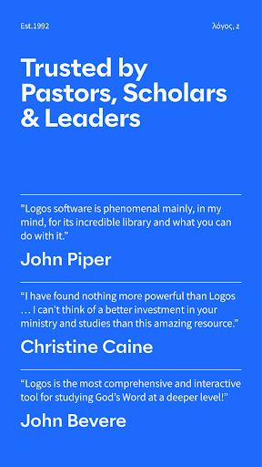Logos: Deep Bible Study screenshot