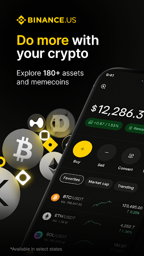 Binance.US: Buy BTC, DOGE, XRP screenshot