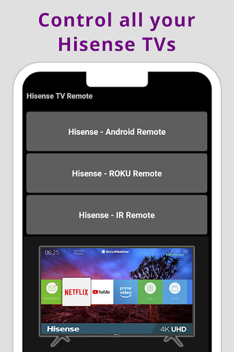 Hisense TV Remote screenshot