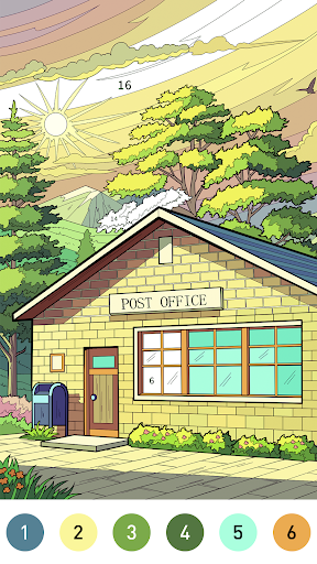 Nostalgia Color by number game screenshot