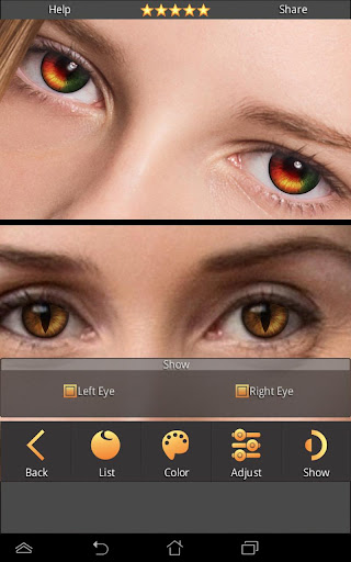 FoxEyes - Change Eye Color screenshot