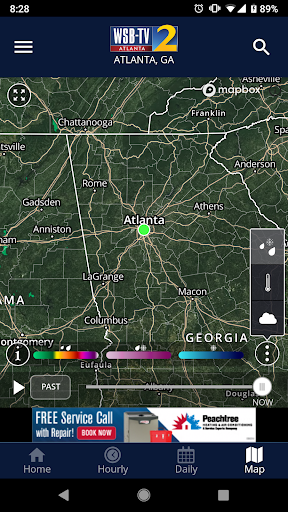 WSB-TV Channel 2 Weather screenshot