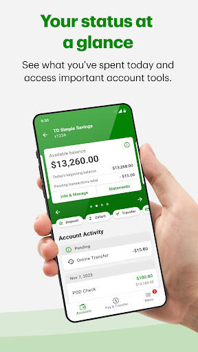 TD Bank (US) screenshot
